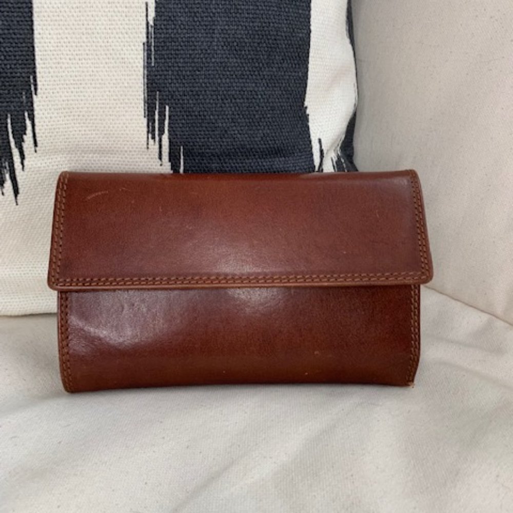 Beautiful all leather medium-sized wallet - Picture 2 of 12